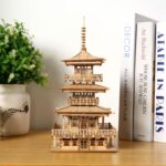 3D Дрвена Сложувалка — Јапонски Храм