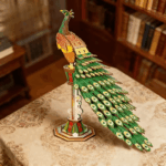 3D Дрвена Сложувалка — Паун