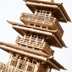 Јапонски Храм 3Д Сложувалка детали