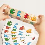 Детска Дрвена Играчка — Дрвени коцки со стикери