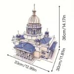 Дрвена 3D сложувалка Катедрала