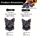 Дрвена Сложувалка — Мачка големини