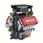 Метална 3D Сложувалка V8 Мотор (Електричен)