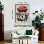 Сложувалка 1000 Парчиња Самурај димензии