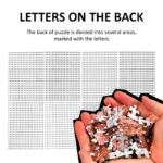 Сложувалка 1000 пар. Морски пејзаж ознаки на задна страна