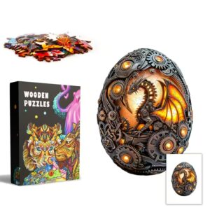 дрвена сложувалка рамна- механички змеј