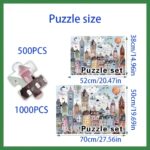 сложувалка град во пастелни бои