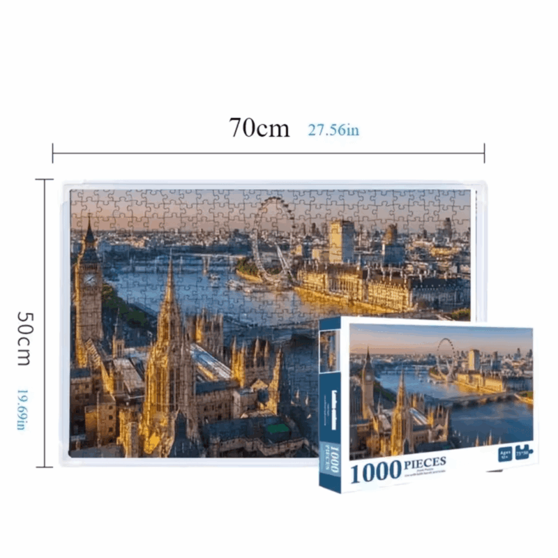Сложувалка 1000 Парчиња — Биг Бен и Темза Сложувалка 1000 Парчиња — Биг Бен и Темза