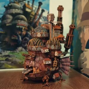 3D Дрвена сложувалка- Howl's Moving Castle