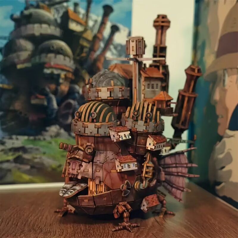 3D Дрвена сложувалка- Howl's Moving Castle