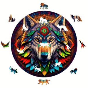 Дрвена Сложувалка - Волк