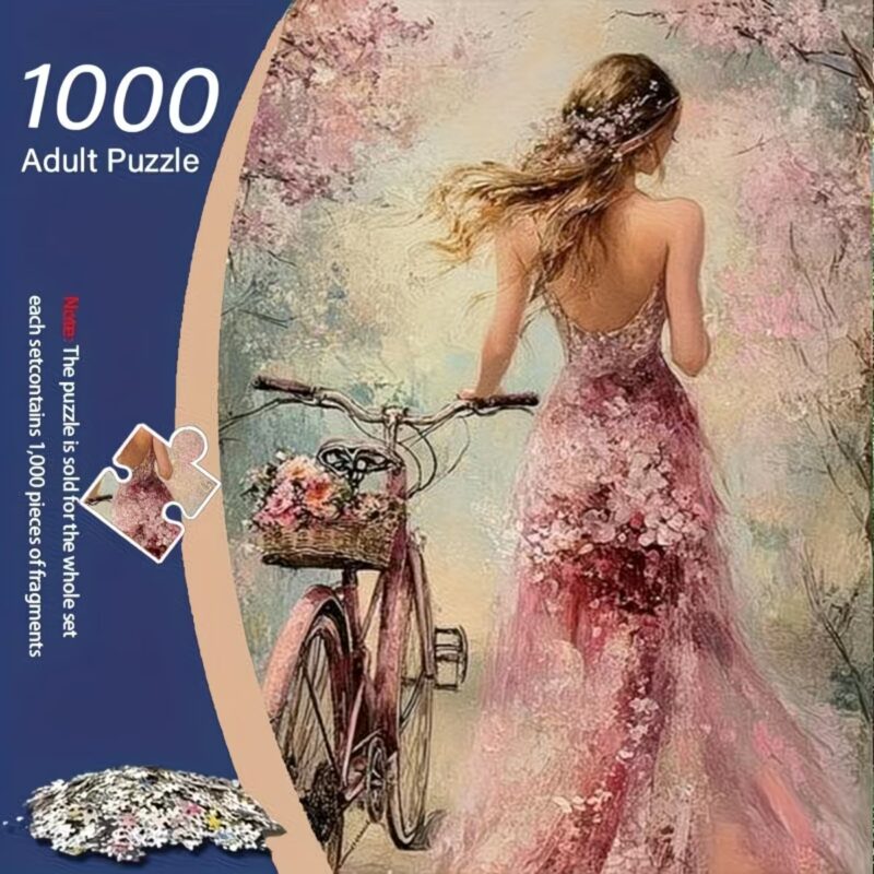 Сложувалка 1000 парчиња- Cherry Blossom Woman