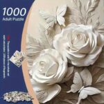 Сложувалка 1000 парчиња- Бели Ружи