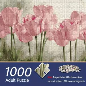 Сложувалка 1000 парчиња- Розеви Лалиња
