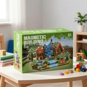 Minecraft магнетни коцки 150 парчиња