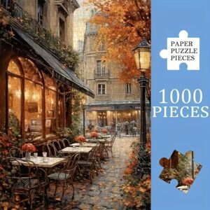 Сложувалка - Есенско Париско Кафуле puzzle- Autumn Paris Coffeehouse